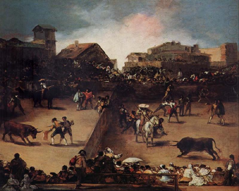 Francisco de goya y Lucientes The Bullifight china oil painting image